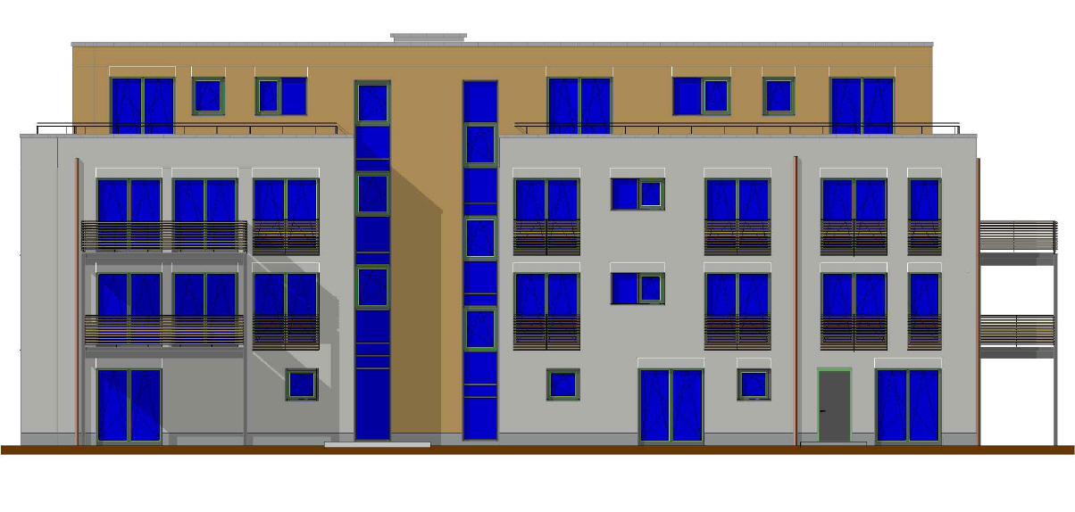 Werk- und Detailplanung von 2 Mehrfamilienhäusern in Fürth